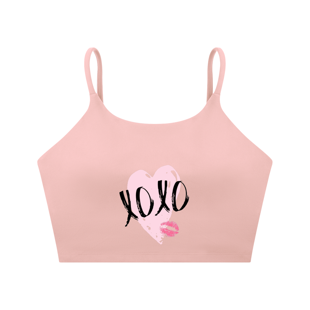 Spaghetti Strap Yoga Sports Bra