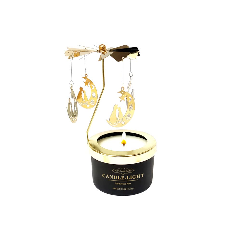 Kelly's Custom Candles, Butterfly Candle Birthday Gift for Mom,Girlfriend,Unique Easter Gifts for Sister, Wife and Mother in Law,Rotatable Aromatherapy Candles Gift for Women.