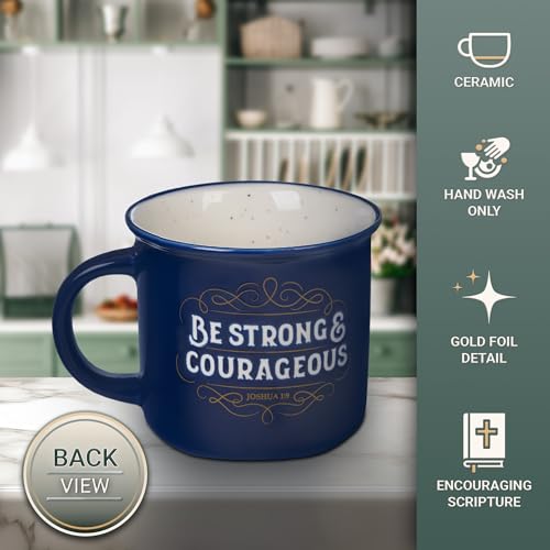 Christian Art Gifts Lavender Camp Style Ceramic Coffee Mug – 13 oz. Microwave & Dishwasher Safe Inspirational Scripture Coffee & Tea Mug for Women with Bible Verse: Let Your Light Shine – Matthew 5:16