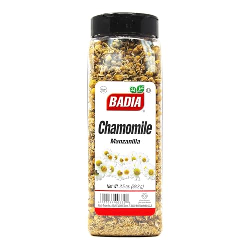 Badia Chamomile, 3.5 oz – Premium Dried Chamomile Flowers for Herbal Tea