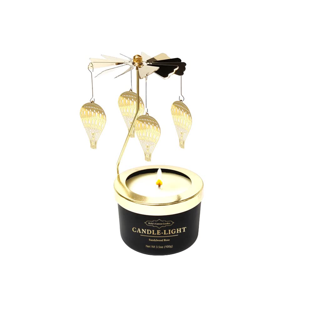 Kelly's Custom Candles, Butterfly Candle Birthday Gift for Mom,Girlfriend,Unique Easter Gifts for Sister, Wife and Mother in Law,Rotatable Aromatherapy Candles Gift for Women.