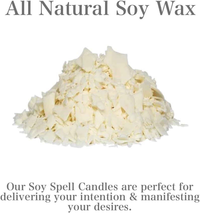 Heal My Heart Soy Affirmation Candle | 9 oz with Rose Quartz & Seraphinite Crystals, Herbs and Essential Oils | Sadness, Loss & Heartache | Wiccan, Pagan, Magick, Spirituality