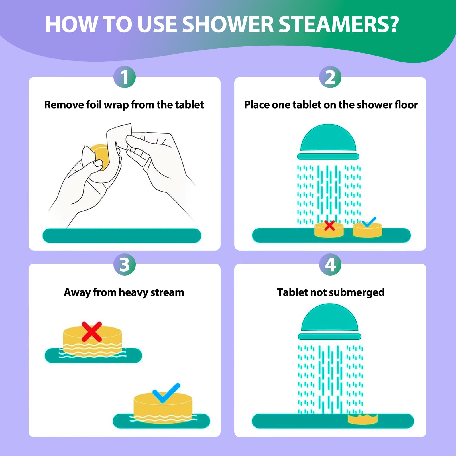 JoJowell Shower Steamers Aromatherapy - 18 Pack Birthday Gifts for Women Men, Mothers Day Gifts for Mom Wife Grandma from Daughter Son, Self Care with Natural Essential Oils Relaxation Home SPA