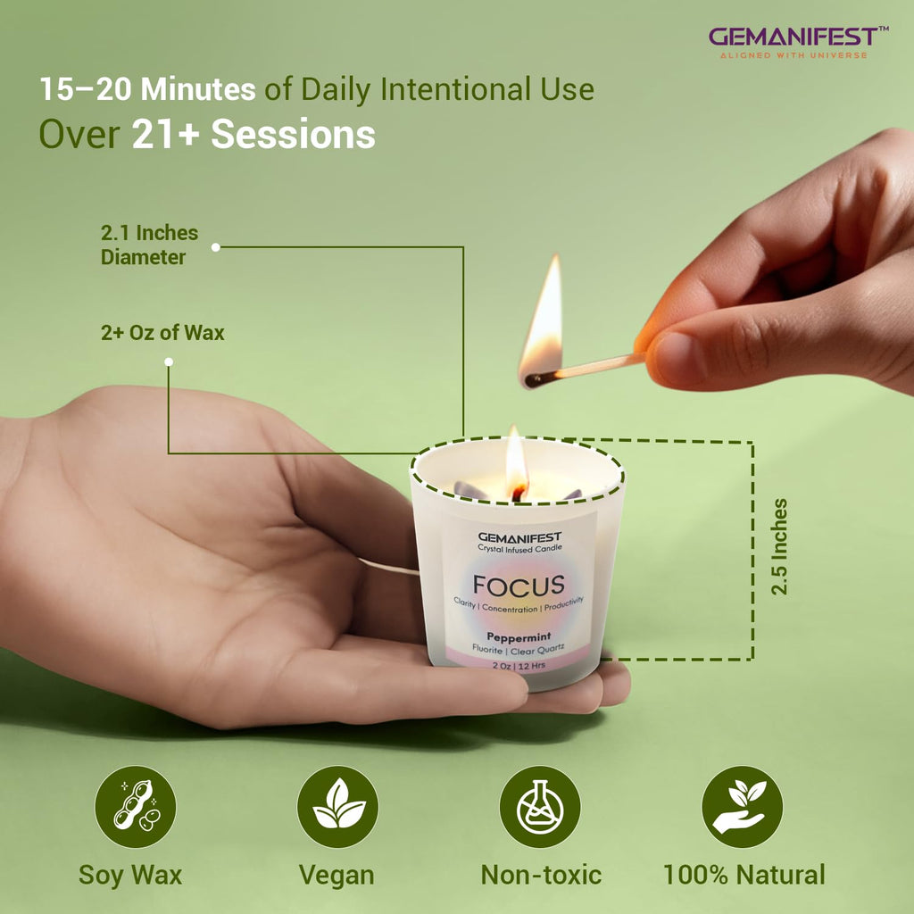 Money Manifestation Candle with Pyrite Bracelet for Wealth Prosperity and Success Pumpkin Spice Soy Candles for Office Home Scented Prosperity Crystal Candle Gifts for Men Women