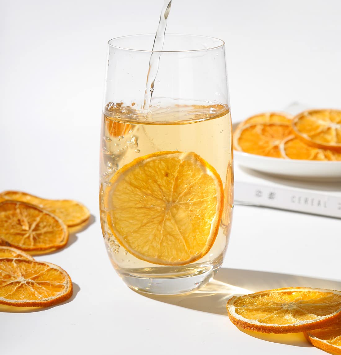 Premium Dried Lemon Slices 3 Oz/85g,Dehydrated Dry Lemon.100% Natural & No Additives,No Sugar Added.