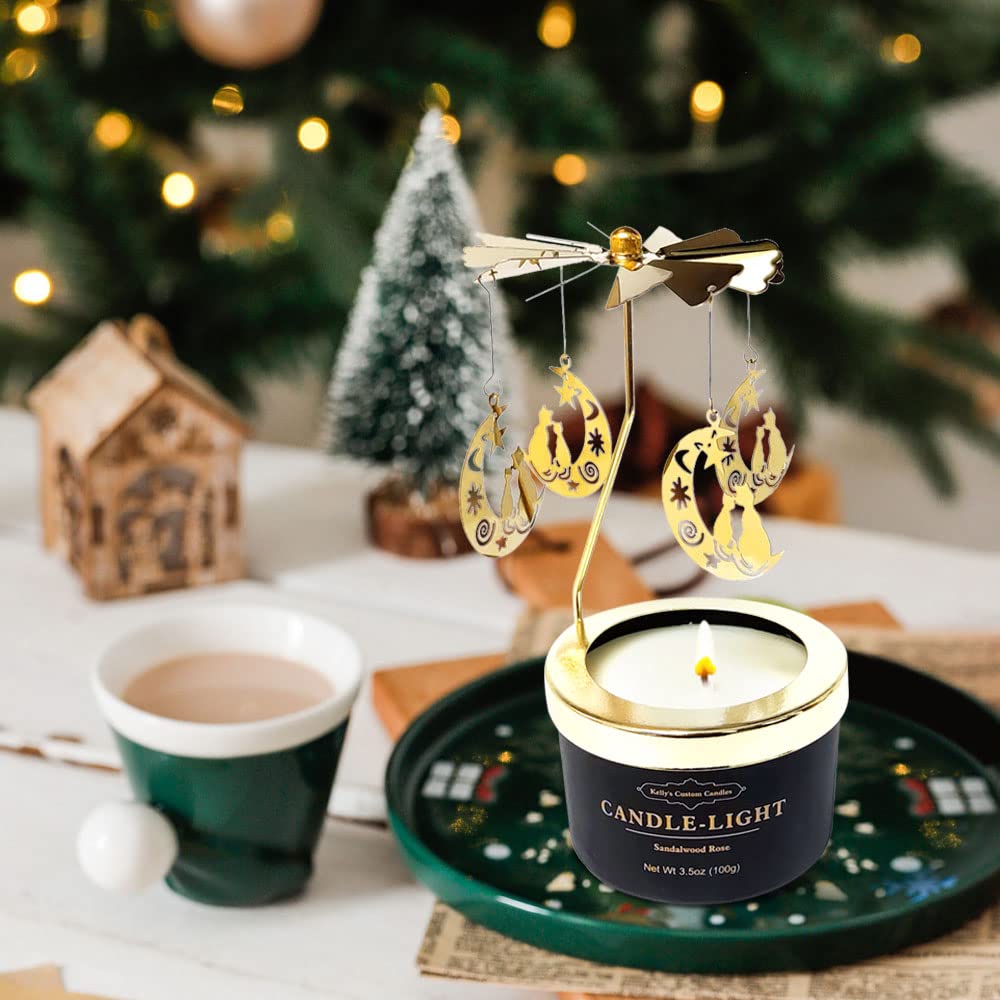 Kelly's Custom Candles, Butterfly Candle Birthday Gift for Mom,Girlfriend,Unique Easter Gifts for Sister, Wife and Mother in Law,Rotatable Aromatherapy Candles Gift for Women.