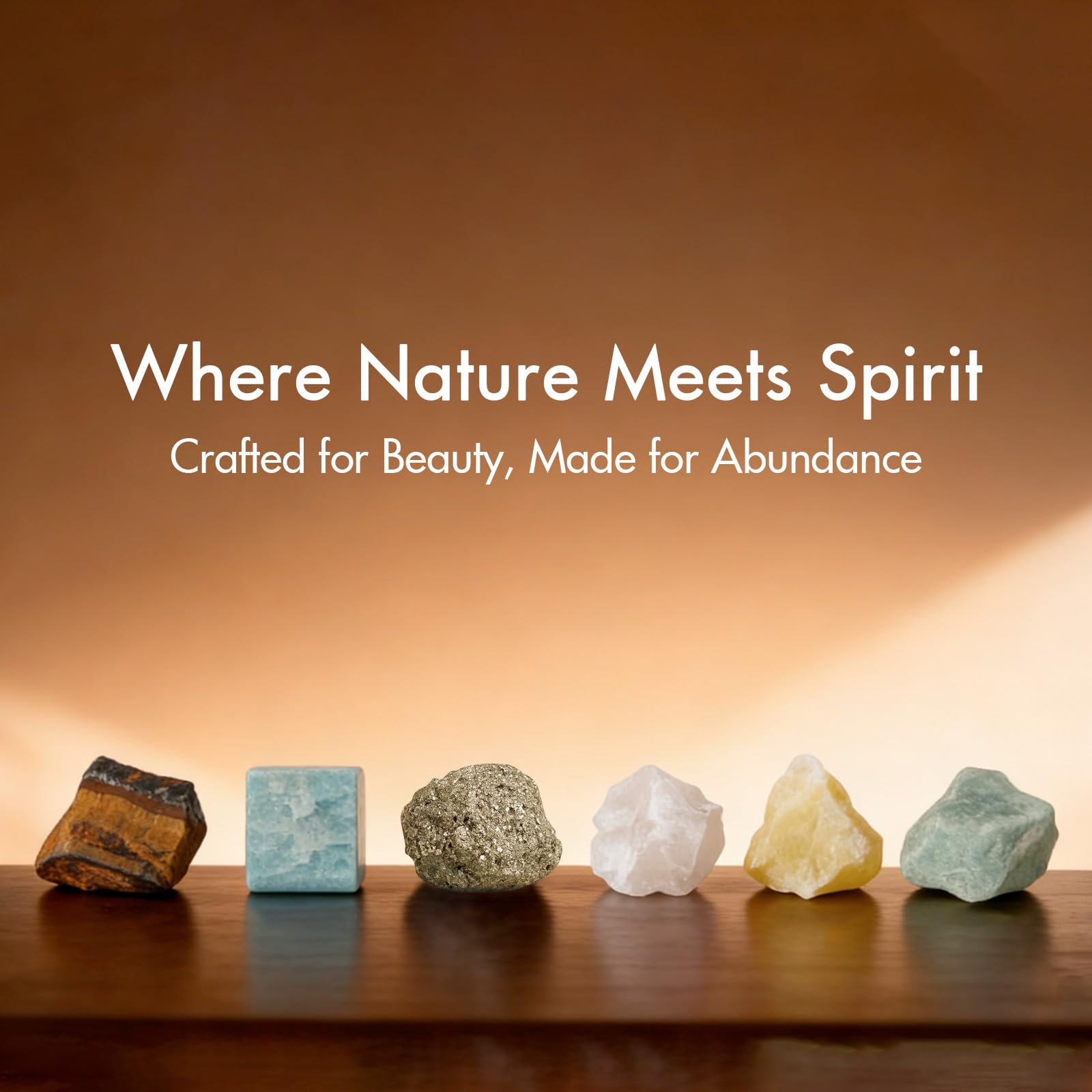 7 Chakra Healing Crystals Set - Large Raw Stones Energy Alignment Kit with Wooden Gift Box & Guidebook