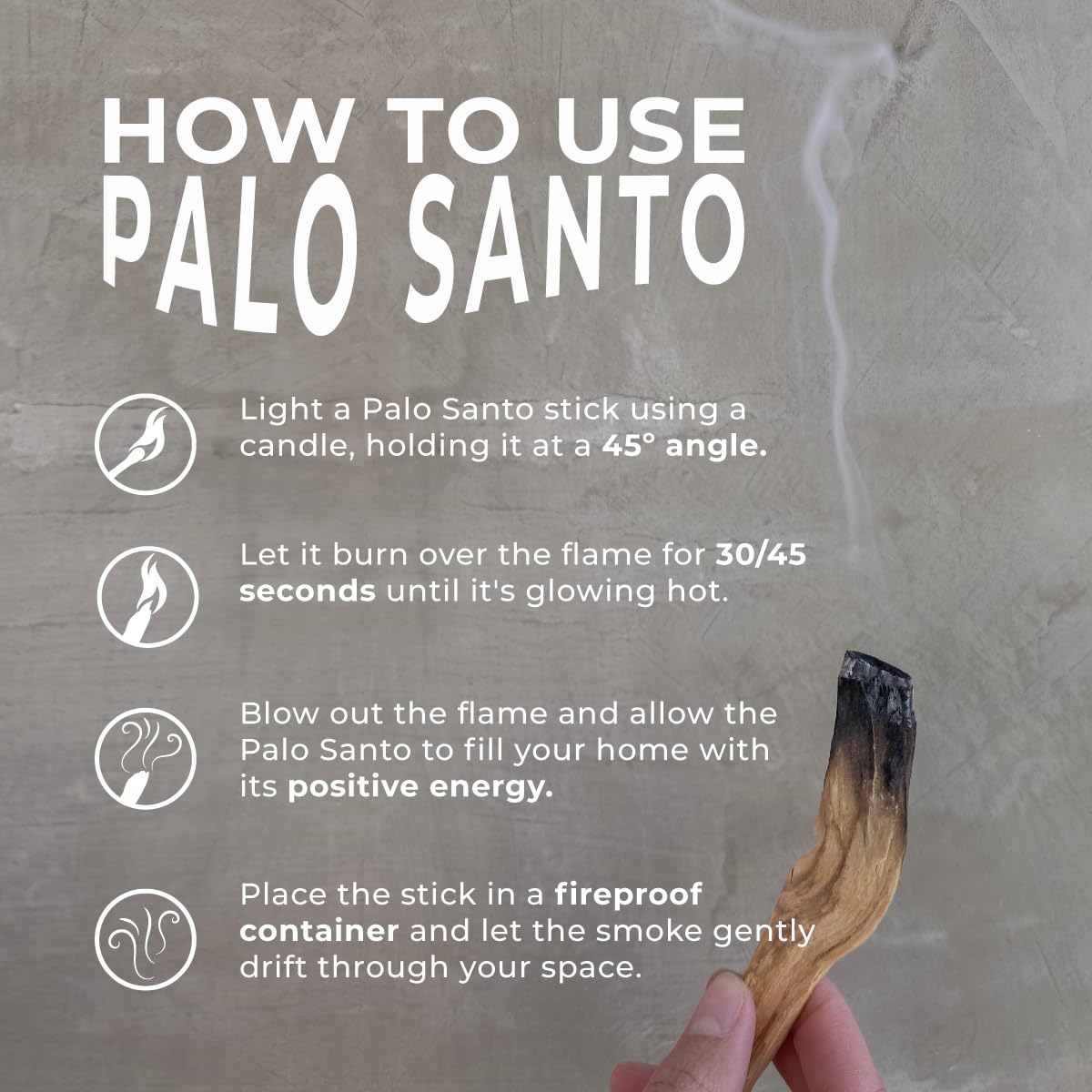 Palo Santo Premium Sticks (8) Smudging Incense Certified Pure Ethically and Sustainably Harvested from Fallen Trees in Peru (NOT Ecuador). Protection, Meditation, Healing, Spiritual Cleansing