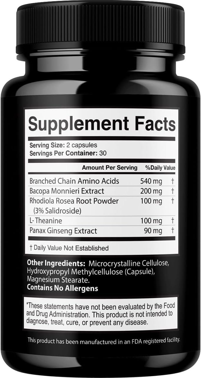 Brain Honey Capsules, Brain Honey with All Natural Ingredients, Advanced Overall Health and Wellness Vitamin Supplement Formula for Maximum Strength Multivitamins (60 Capsules)