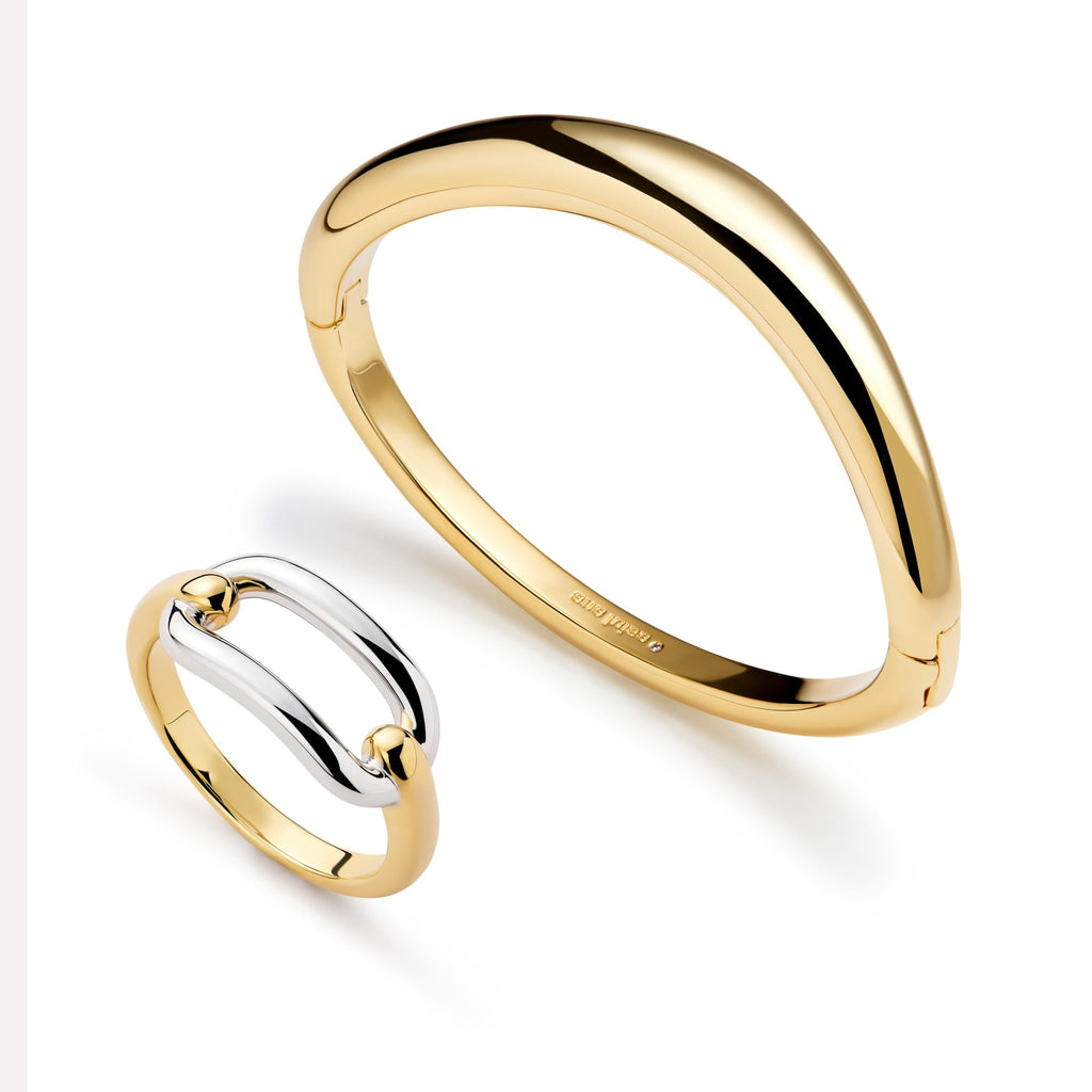 Ana Luisa Bracelets for Women - 14K Gold Plated & Silver Rhodium Bangle and Cuff Bracelets - Sleek Designs Perfect for Layering - Hypoallergenic, Water-Resistant, Tarnish-Free Bracelet for Daily Wear