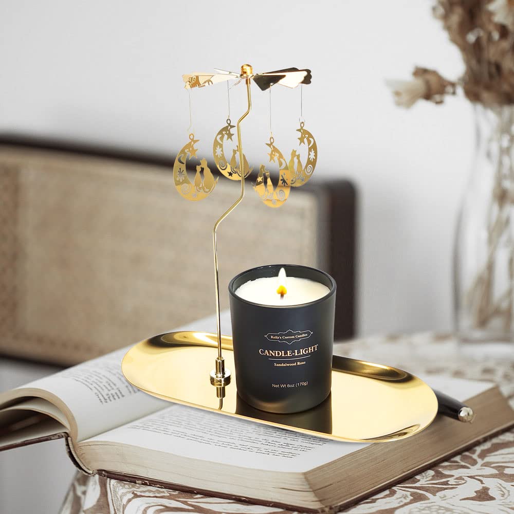 Kelly's Custom Candles, Butterfly Candle Birthday Gift for Mom,Girlfriend,Unique Easter Gifts for Sister, Wife and Mother in Law,Rotatable Aromatherapy Candles Gift for Women.