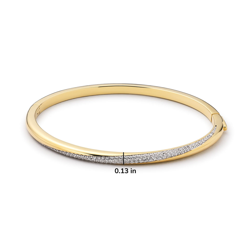 Ana Luisa Bracelets for Women - 14K Gold Plated & Silver Rhodium Bangle and Cuff Bracelets - Sleek Designs Perfect for Layering - Hypoallergenic, Water-Resistant, Tarnish-Free Bracelet for Daily Wear