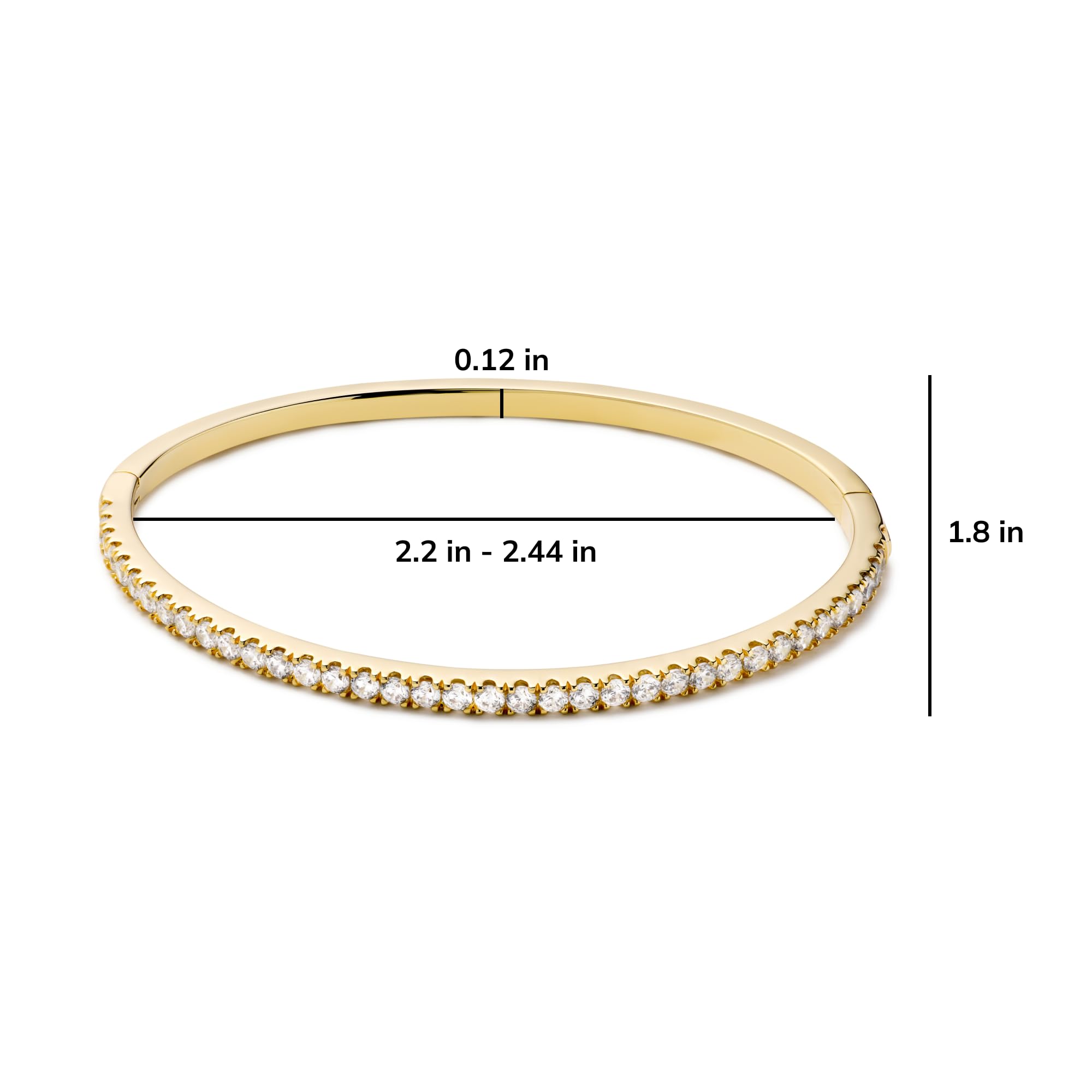 Ana Luisa Bracelets for Women - 14K Gold Plated & Silver Rhodium Bangle and Cuff Bracelets - Sleek Designs Perfect for Layering - Hypoallergenic, Water-Resistant, Tarnish-Free Bracelet for Daily Wear