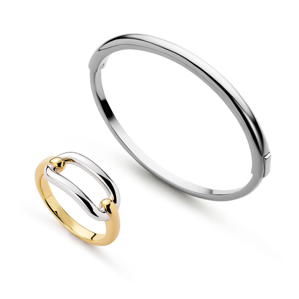 Ana Luisa Bracelets for Women - 14K Gold Plated & Silver Rhodium Bangle and Cuff Bracelets - Sleek Designs Perfect for Layering - Hypoallergenic, Water-Resistant, Tarnish-Free Bracelet for Daily Wear