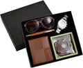Elegant 6 Pcs Prayer Gift Set: Wallet, Watch, Sunglasses, Pen, Beads, Finger Counter for Eid
