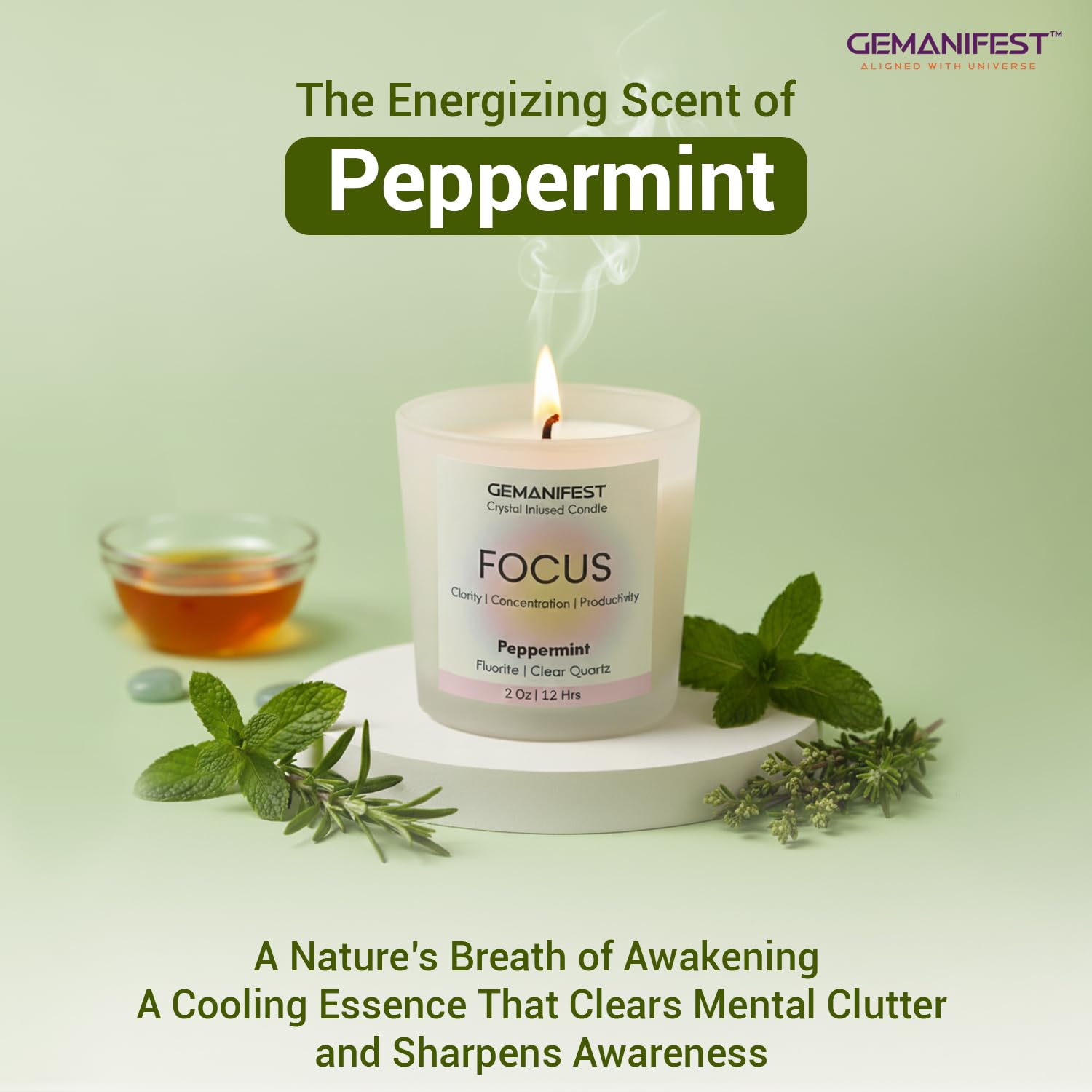 Money Manifestation Candle with Pyrite Bracelet for Wealth Prosperity and Success Pumpkin Spice Soy Candles for Office Home Scented Prosperity Crystal Candle Gifts for Men Women