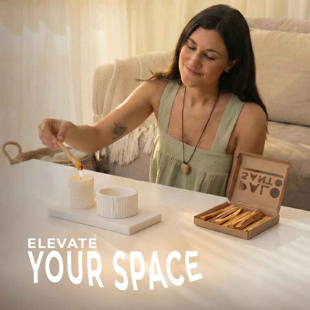 Palo Santo Premium Sticks (8) Smudging Incense Certified Pure Ethically and Sustainably Harvested from Fallen Trees in Peru (NOT Ecuador). Protection, Meditation, Healing, Spiritual Cleansing