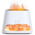 SALKING 2-in-1 Himalayan Salt Lamp & Ultrasonic Essential Oil Diffuser, Aromatherapy Diffuser Cool Mist Humidifier, Salt Therapy Lamp, 100% Pure Himalayan Salt, Ambient Glow, 150ml (Hot Pink)