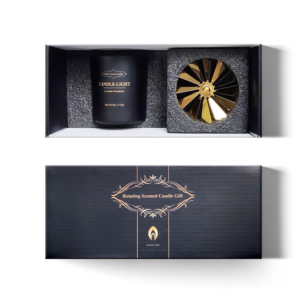 Kelly's Custom Candles, Butterfly Candle Birthday Gift for Mom,Girlfriend,Unique Easter Gifts for Sister, Wife and Mother in Law,Rotatable Aromatherapy Candles Gift for Women.