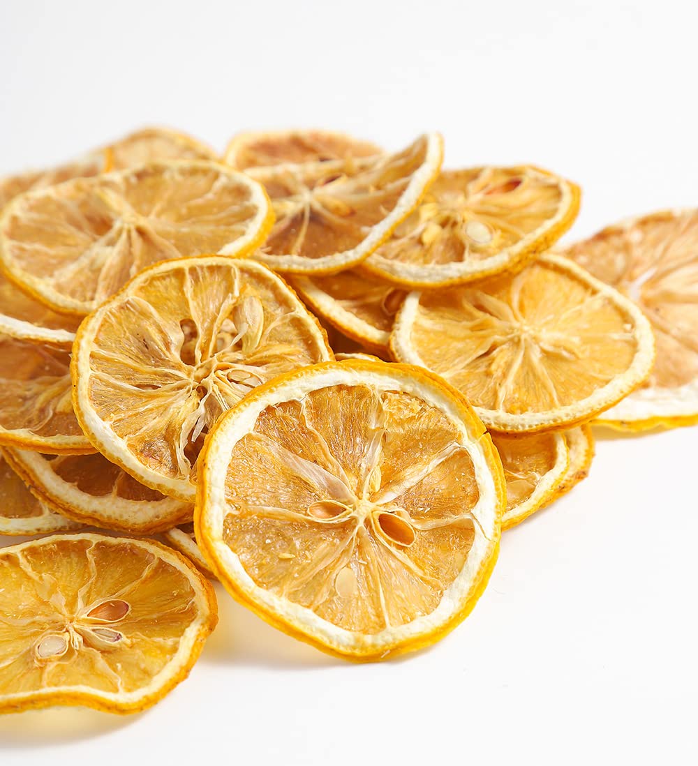 Premium Dried Lemon Slices 3 Oz/85g,Dehydrated Dry Lemon.100% Natural & No Additives,No Sugar Added.