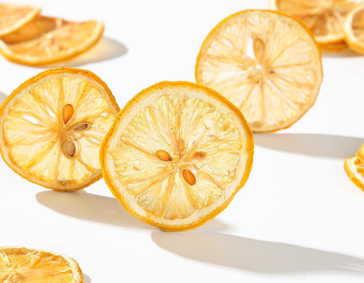 Premium Dried Lemon Slices 3 Oz/85g,Dehydrated Dry Lemon.100% Natural & No Additives,No Sugar Added.