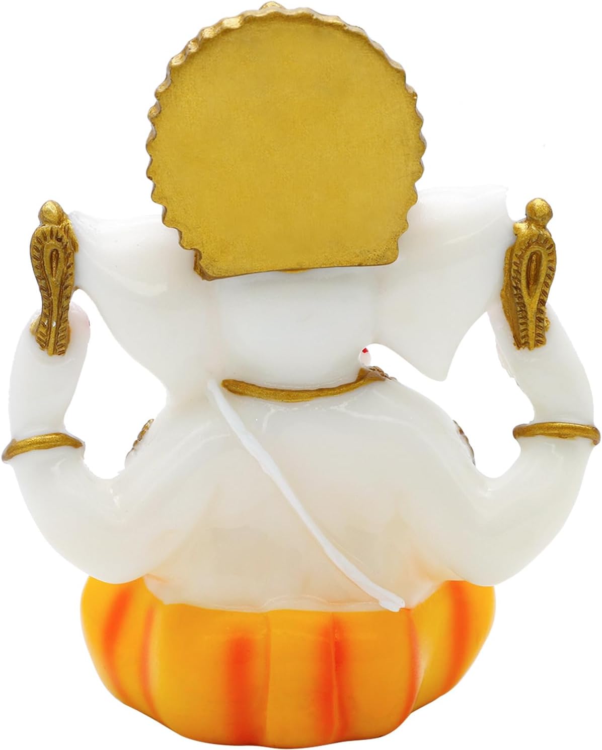 Indian God Lord Ganesha Statue -5.5" H Hindu Ganpati Idol Statues Ganesh Murti for Car Decor Temple Mandir Pooja Item Diwali Puja Gifts for Indian Decoration Spiritual Religious Gift for Housewarming