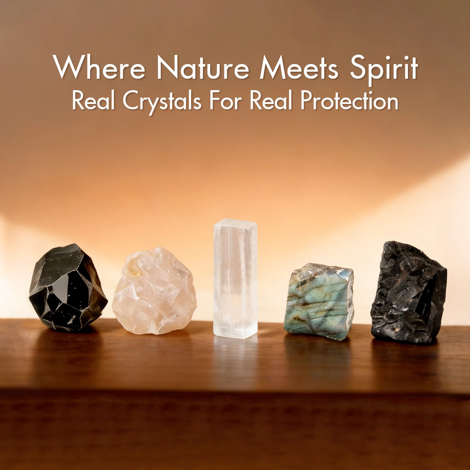 7 Chakra Healing Crystals Set - Large Raw Stones Energy Alignment Kit with Wooden Gift Box & Guidebook