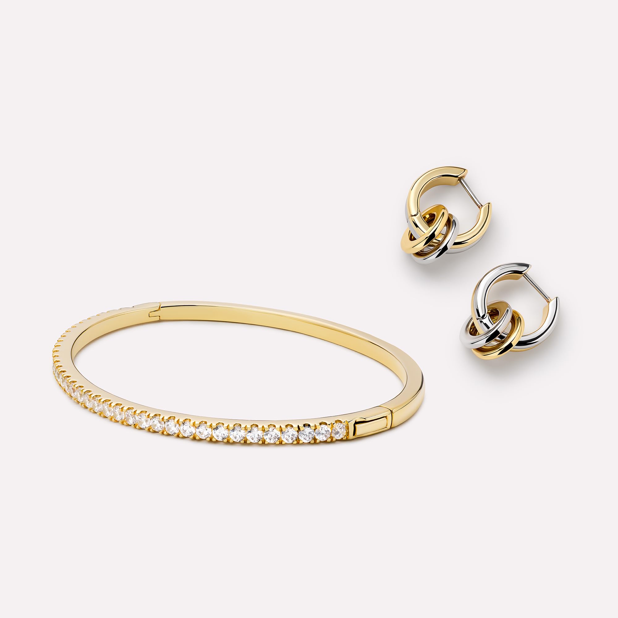 Ana Luisa Bracelets for Women - 14K Gold Plated & Silver Rhodium Bangle and Cuff Bracelets - Sleek Designs Perfect for Layering - Hypoallergenic, Water-Resistant, Tarnish-Free Bracelet for Daily Wear