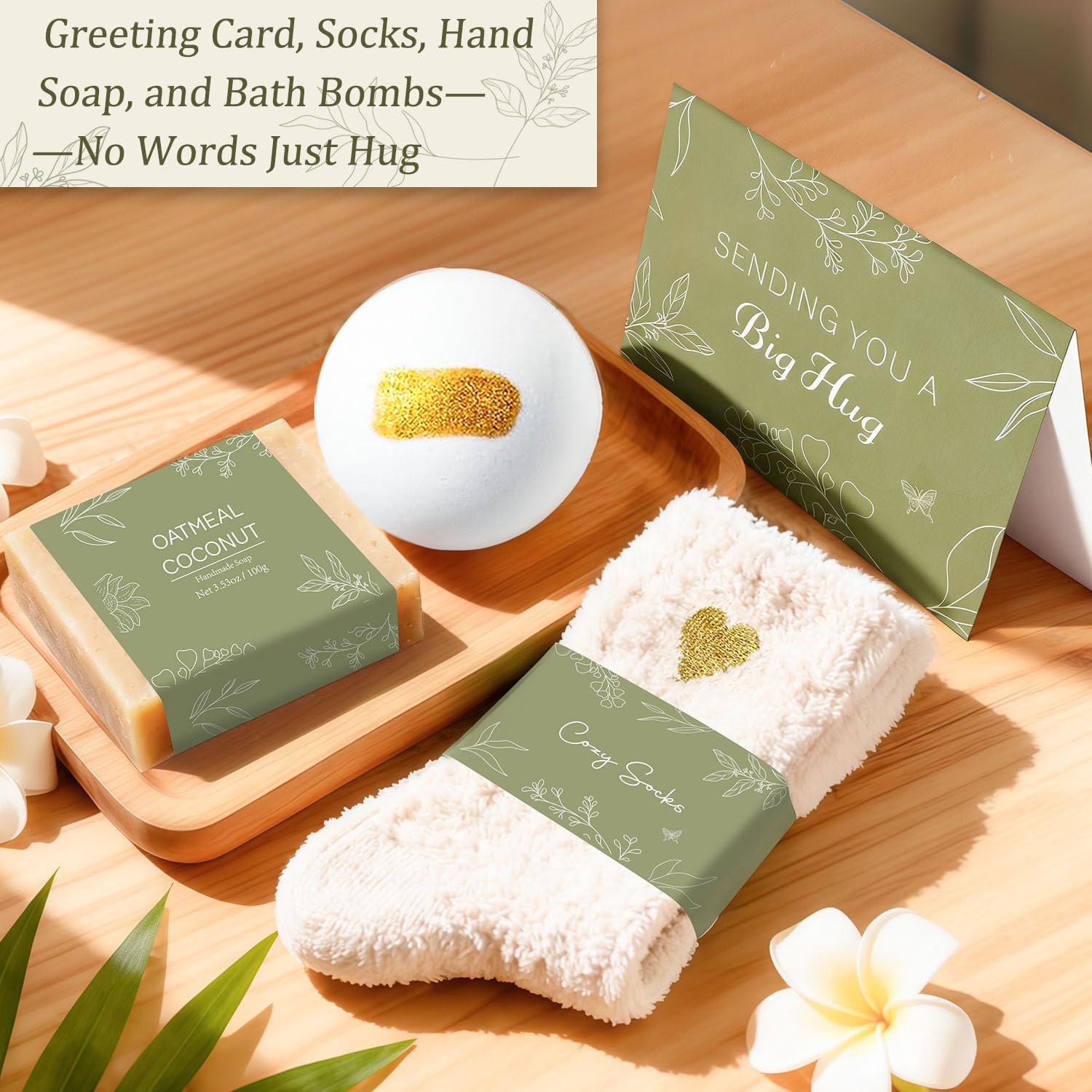 Elegant Birthday Gifts for Women, Black Bow Unique Birthday Relaxing Gifts Box with Scented Candles, Greeting Card & Home-Spa Relaxation, Birthdays Presents for Her, Best Friend, Sister, Wife