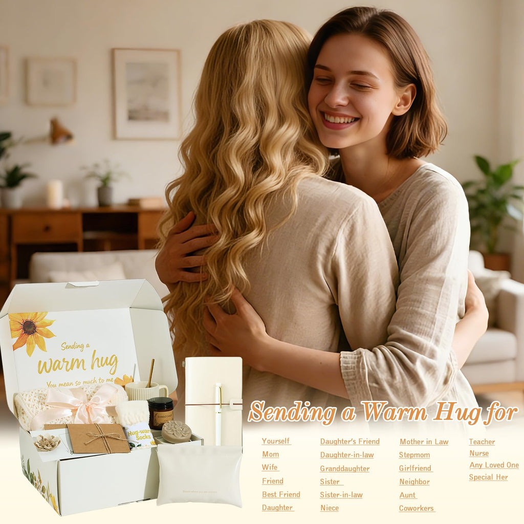 Self Care Gifts for Womens Birthday Gift Mothers Day Gift for Mom Wife Grandma Sister Friend - Get Well Soon Sympathy Gift Baskets for Women Care Package, Thinking of You Inspirational Gifts for Her