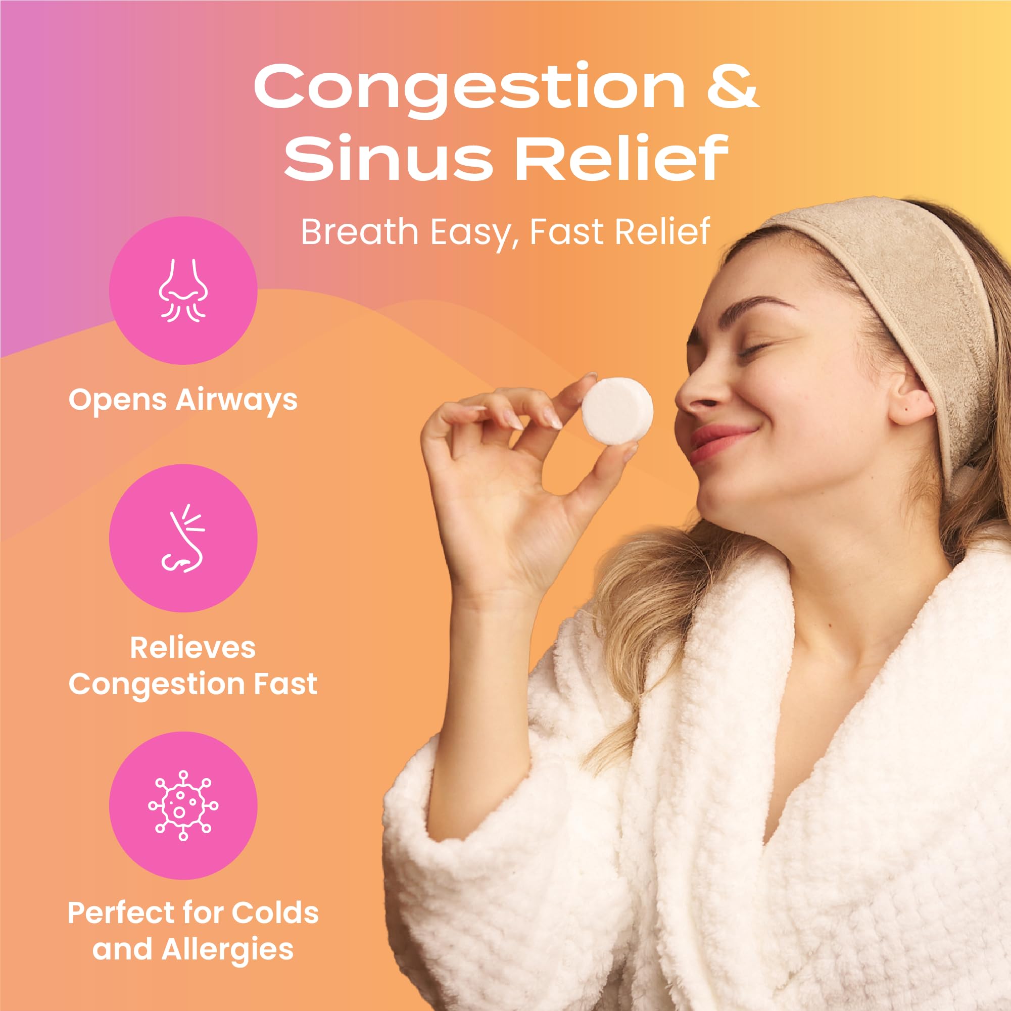 Body Restore Shower Steamers Aromatherapy 6 Pack – Mothers Day Gifts for Mom, Birthday Gifts for Women, Relaxation Stress Relief Self Care – Bloom