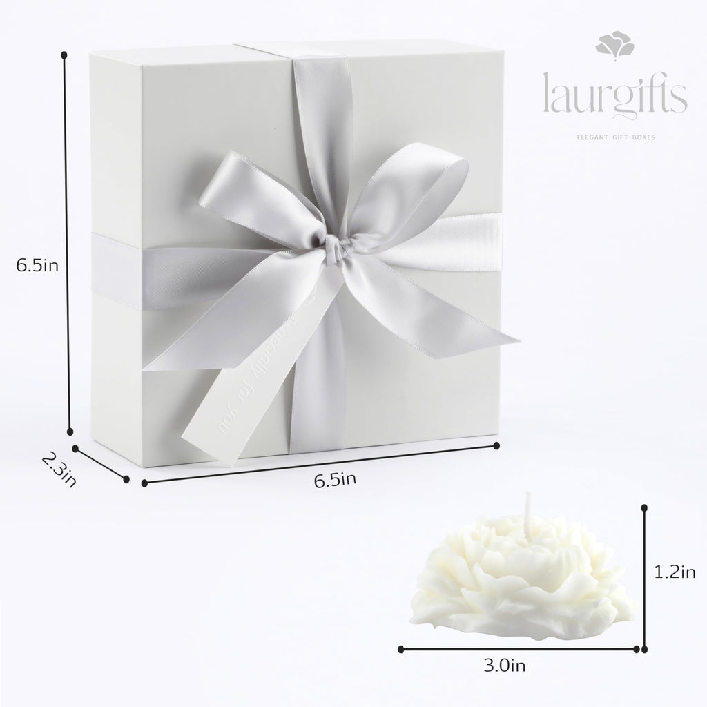 Mothers Day Spa Box for Women – Coffee Scented Candle Set with Bath Bomb & Salt Scrub, Handmade Birthday Present for Her