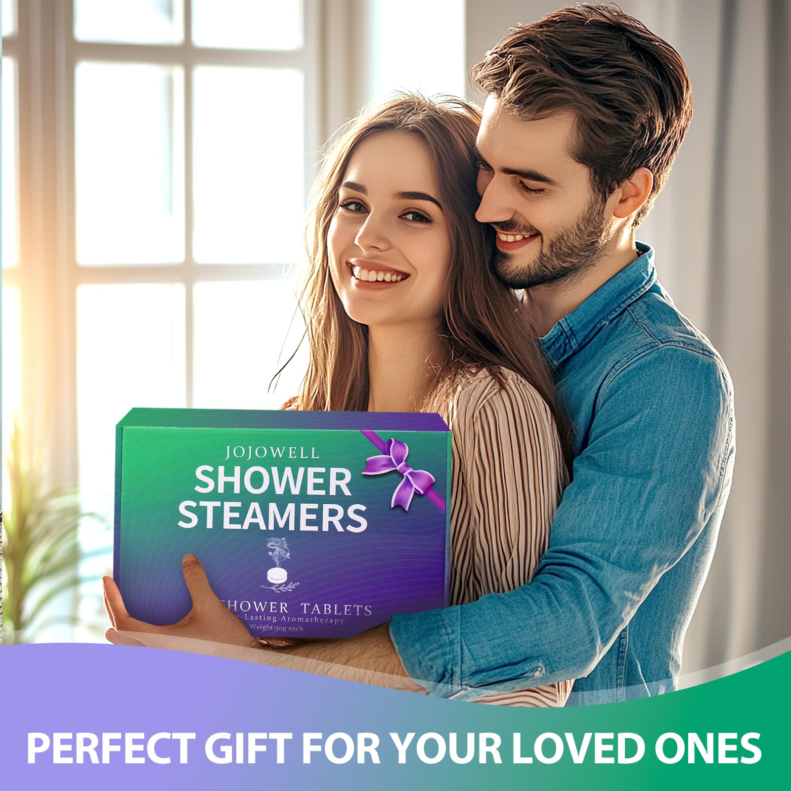 JoJowell Shower Steamers Aromatherapy - 18 Pack Birthday Gifts for Women Men, Mothers Day Gifts for Mom Wife Grandma from Daughter Son, Self Care with Natural Essential Oils Relaxation Home SPA