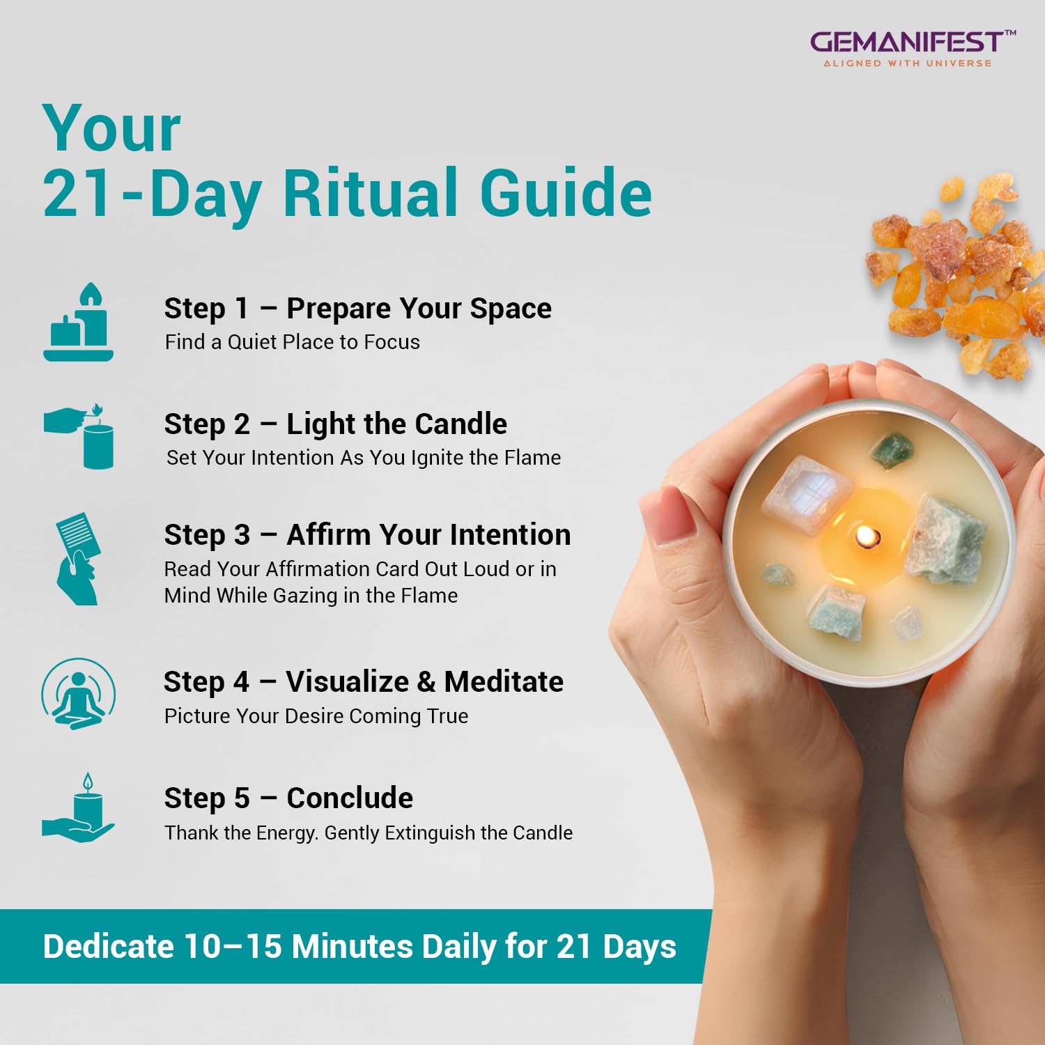 Money Manifestation Candle with Pyrite Bracelet for Wealth Prosperity and Success Pumpkin Spice Soy Candles for Office Home Scented Prosperity Crystal Candle Gifts for Men Women