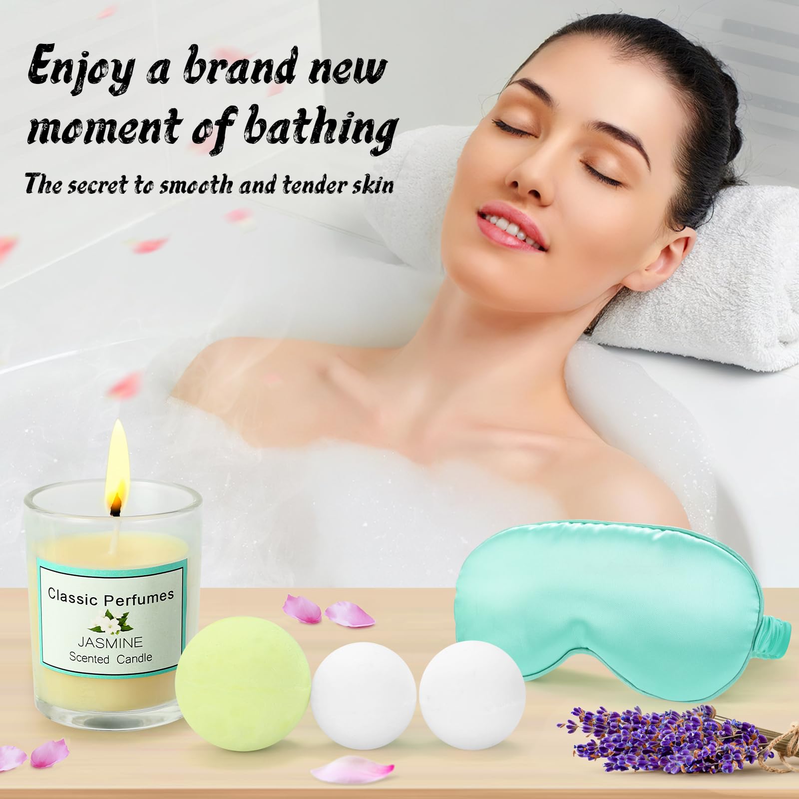 Birthday Gifts for Women, Mothers Day Gifts for Mom from Daughter, Unique Spa Gifts Basket Box for Women Best Friend Sister, Self Care Gifts for Women