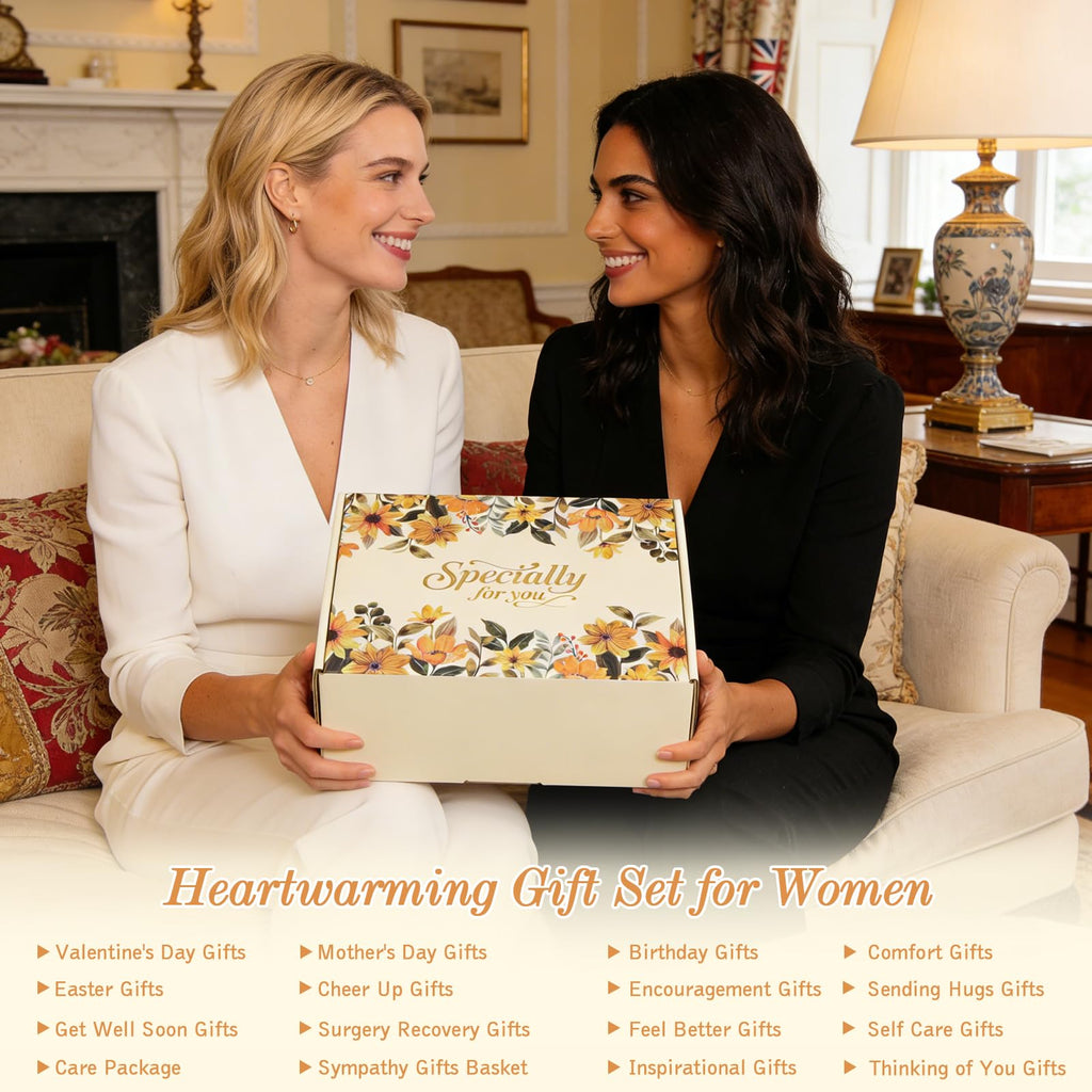 Self Care Gifts for Womens Birthday Gift Mothers Day Gift for Mom Wife Grandma Sister Friend - Get Well Soon Sympathy Gift Baskets for Women Care Package, Thinking of You Inspirational Gifts for Her