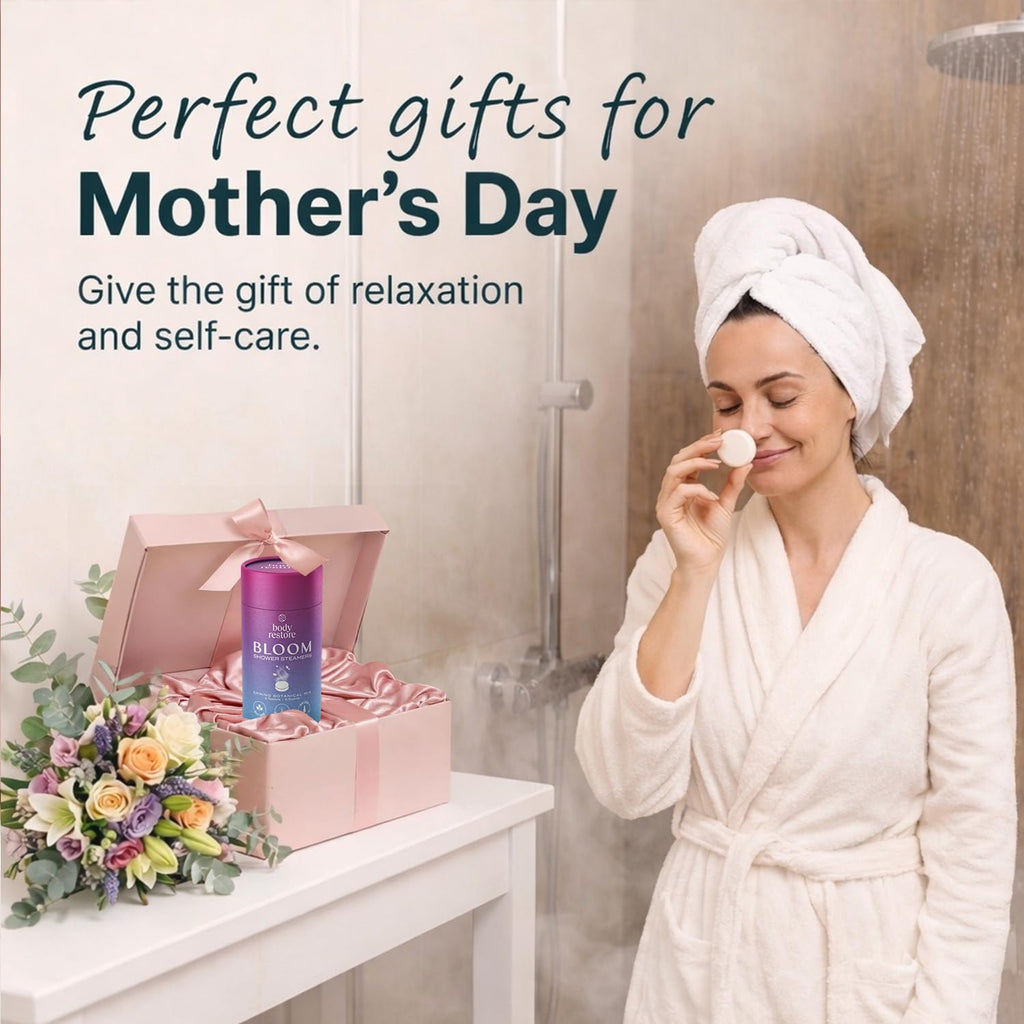 Body Restore Shower Steamers Aromatherapy 6 Pack – Mothers Day Gifts for Mom, Birthday Gifts for Women, Relaxation Stress Relief Self Care – Bloom