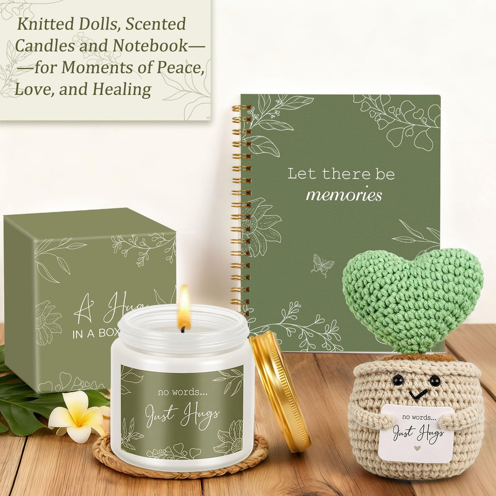 Elegant Birthday Gifts for Women, Black Bow Unique Birthday Relaxing Gifts Box with Scented Candles, Greeting Card & Home-Spa Relaxation, Birthdays Presents for Her, Best Friend, Sister, Wife