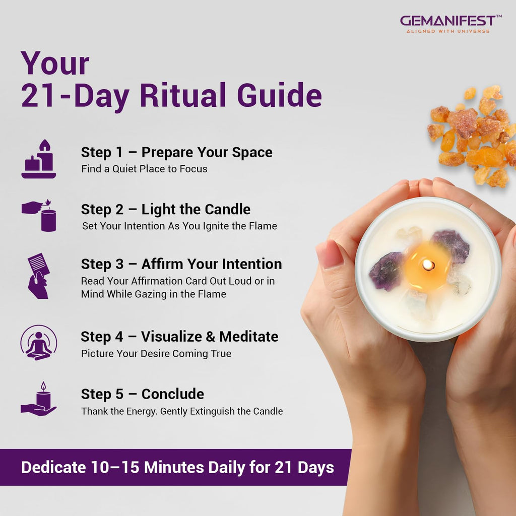 Money Manifestation Candle with Pyrite Bracelet for Wealth Prosperity and Success Pumpkin Spice Soy Candles for Office Home Scented Prosperity Crystal Candle Gifts for Men Women