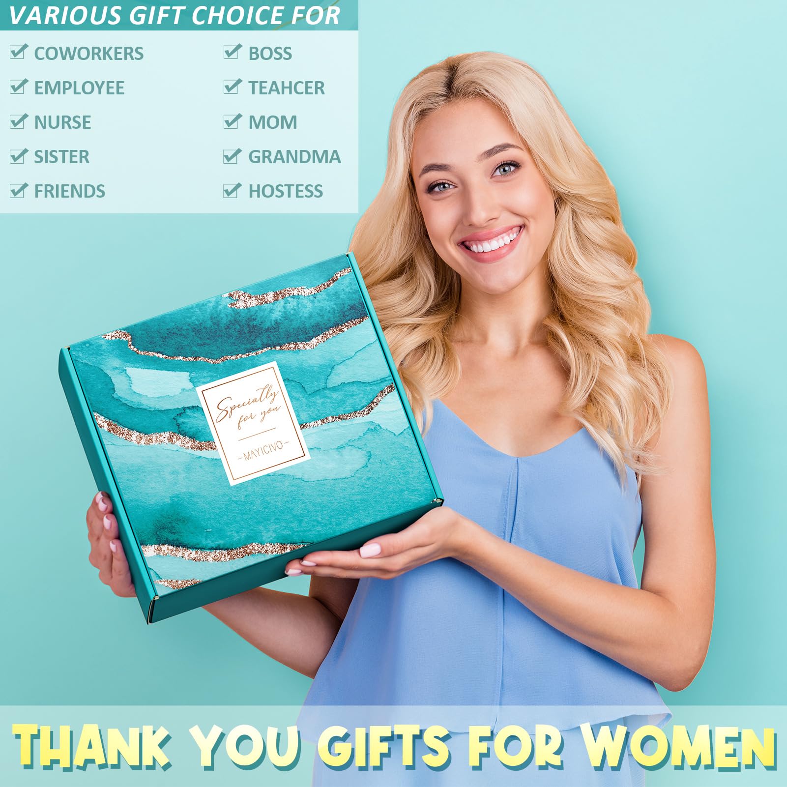 Christian Gifts for Christian Women Faith, Inspirational Religious Gifts for Catholic Women Spiritual Bible Gift Mothers Day Easter Birthday Gift for Womens Mom Sister Friend Wife Coworker w/ Tote Bag