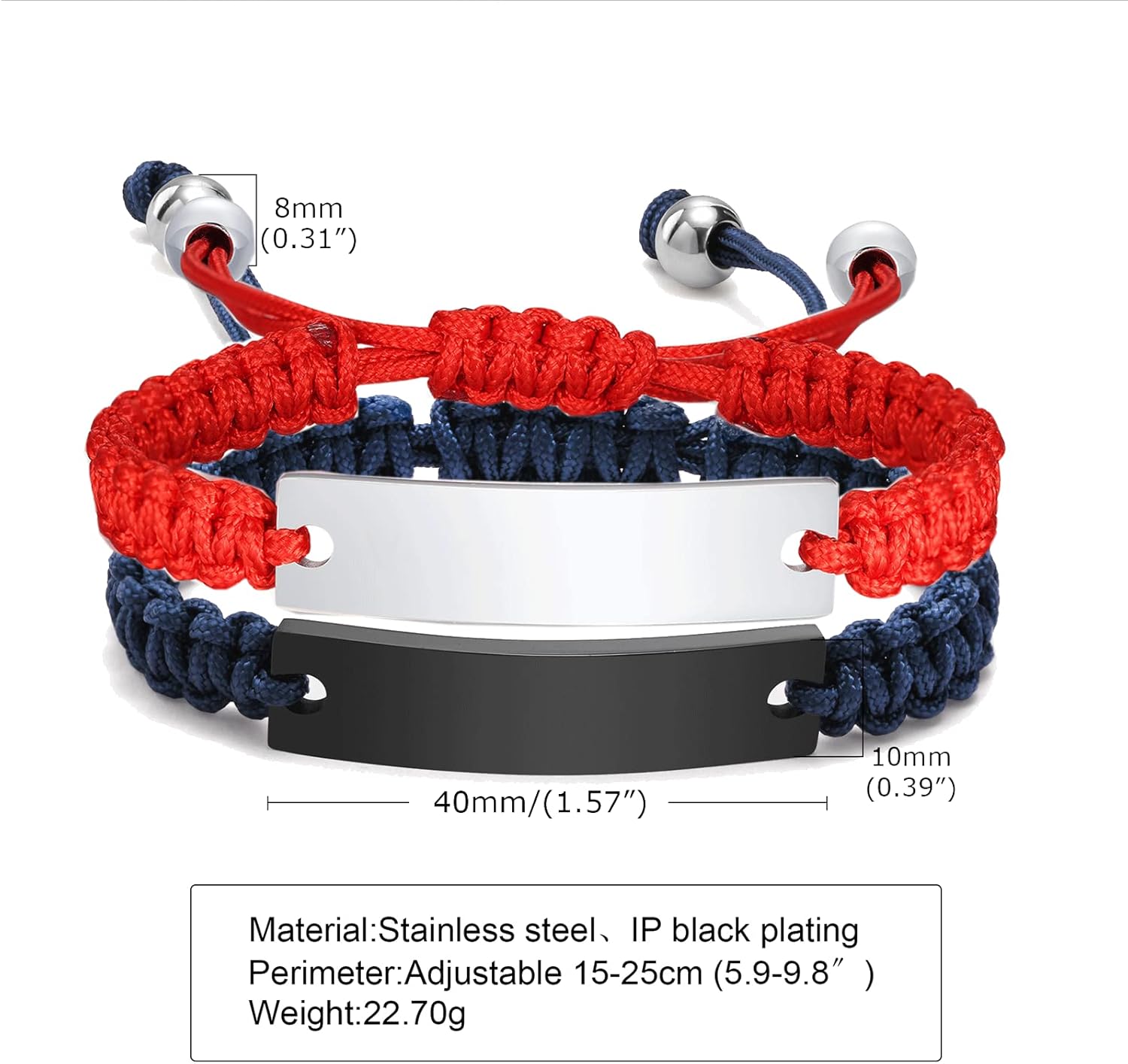 VNOX 2 PCS Floral Bracelets for Men Women -Womens Mens Stainless Steel Gold Cuban Chain Link Bracelet Lucky Charm Four Clover Flower Bracelets Trendy Jewelry Gifts
