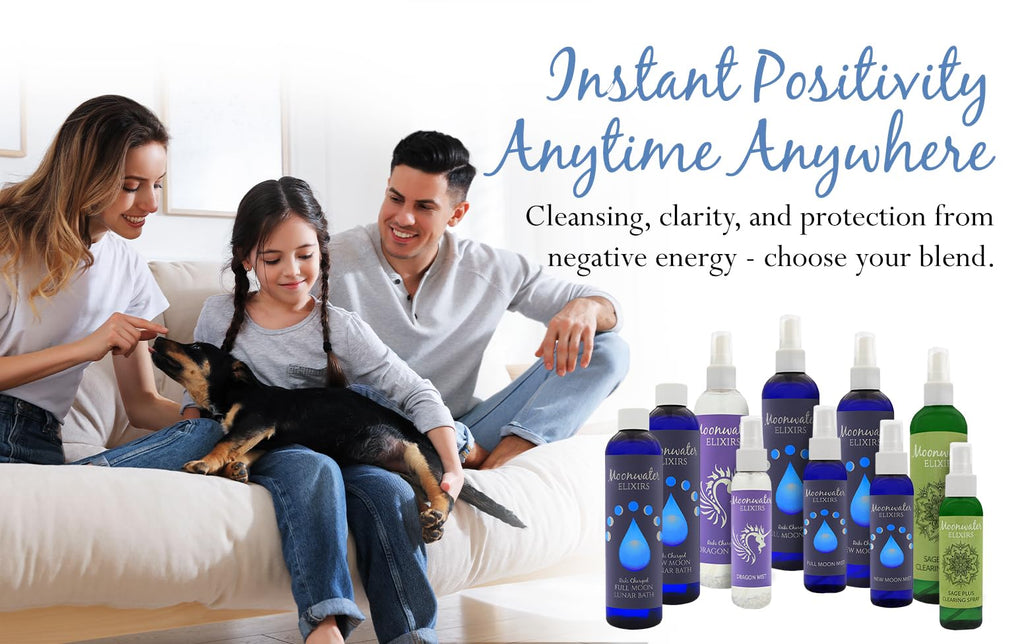 White Sage Smudge Spray for Spiritual Cleansing & Aura Protection, Sage Mist for Cleansing Negative Energy & Protection, Home & Meditation, Clear Quartz Reiki Energized Aromatherapy Room Spray - 4oz