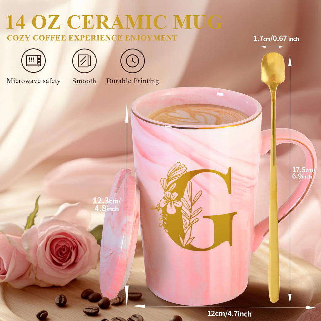 Personalized Ceramic Coffee Mug with Lid Cup Happy Birthday Gifts for Adult Men Women Who Have Everything Want Nothing Dad Mom Guys People Couples Parents Cool Funny Unique Present Special Christmas,G