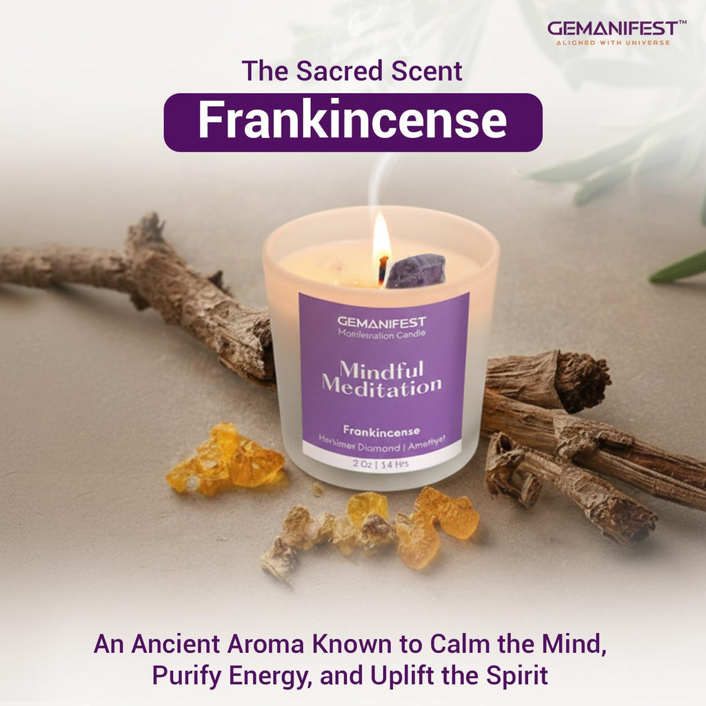 Money Manifestation Candle with Pyrite Bracelet for Wealth Prosperity and Success Pumpkin Spice Soy Candles for Office Home Scented Prosperity Crystal Candle Gifts for Men Women