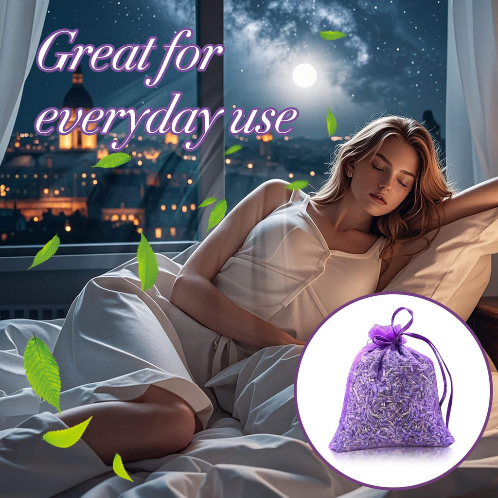 Sukh 3OZ Dried Lavender Flowers - Lavender Buds Sachets Bags for Drawers Closets Fresh Scents Lavenders Sachet Bags Dried Flowers for Patry Birthday Bridal Shower Organic Bulk