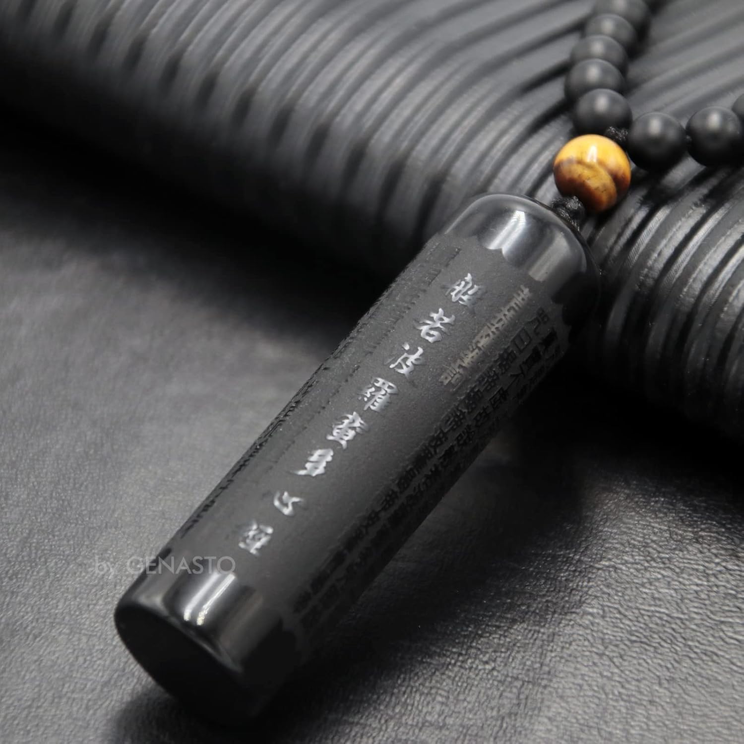 Black Obsidian Necklace Tiger Eye Gemstone Beads Crystal Stone Pendant Healing Chakra Mala Spiritual Necklace for Men Women