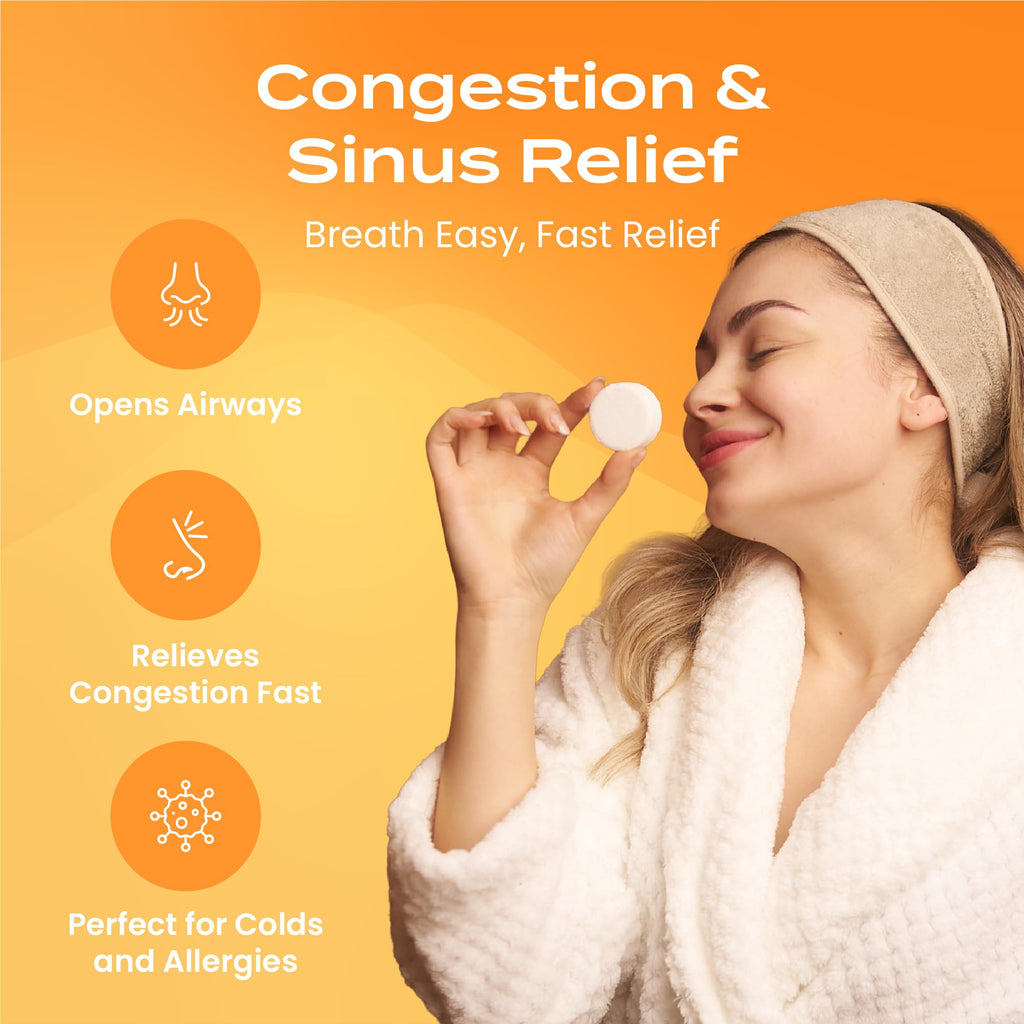 Body Restore Shower Steamers Aromatherapy 6 Pack – Mothers Day Gifts for Mom, Birthday Gifts for Women, Relaxation Stress Relief Self Care – Bloom