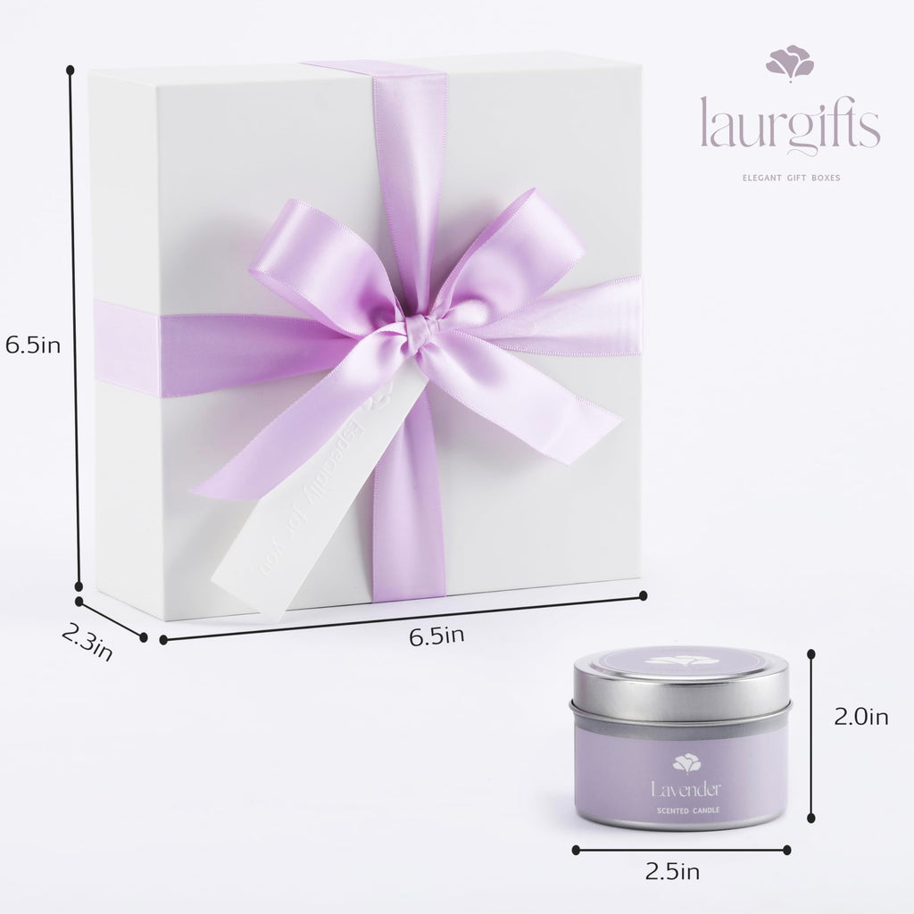 Mothers Day Spa Box for Women – Coffee Scented Candle Set with Bath Bomb & Salt Scrub, Handmade Birthday Present for Her