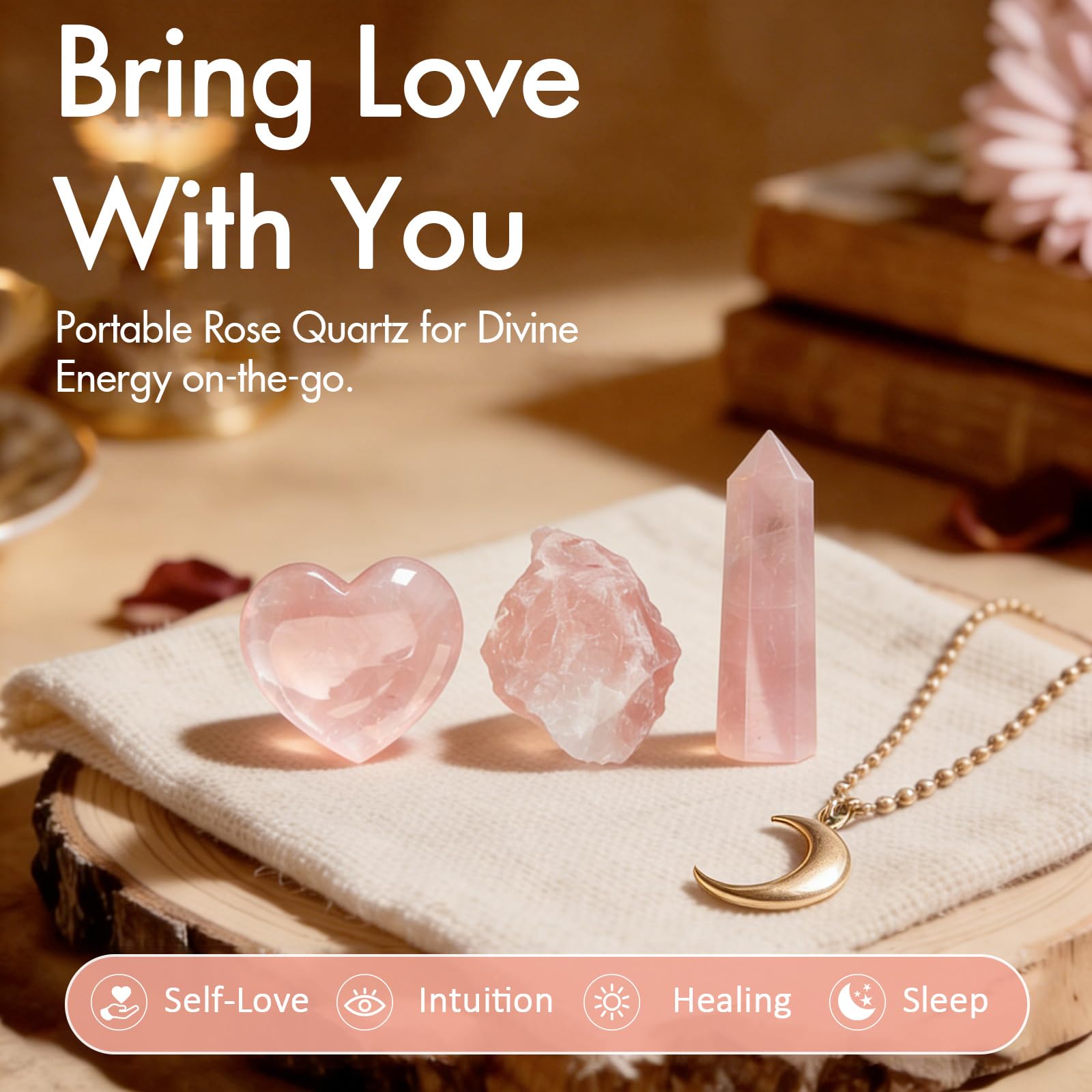 7 Chakra Healing Crystals Set - Large Raw Stones Energy Alignment Kit with Wooden Gift Box & Guidebook