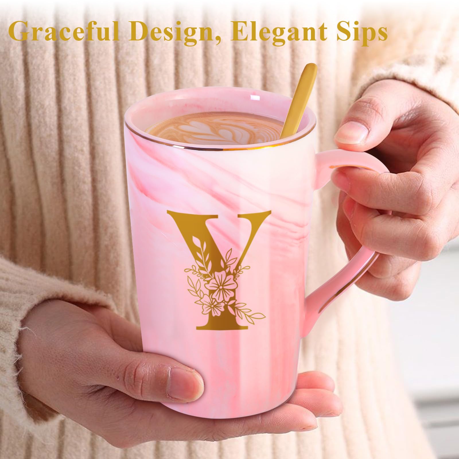 Personalized Ceramic Coffee Mug with Lid Cup Happy Birthday Gifts for Adult Men Women Who Have Everything Want Nothing Dad Mom Guys People Couples Parents Cool Funny Unique Present Special Christmas,G